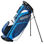 Izzo Golf Lite Stand Golf Bag Dark Blue/Light Blue/White Walking Ultra Light Perfect for Carrying on The Golf Course, with Dual Straps for Easy to Carry Golf Bag