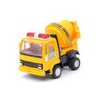 Centy Toys Plastic Pull Back Concrete Mixer, Number Of Pieces: 1, Yellow - Kids