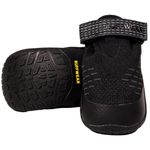 RUFFWEAR Ridgeline Dog Shoes, Heavy Duty Dog Walking Boots for Pets, on Hot or Cold Surfaces, Running, Climbing & Hiking Gear, Obsidian Black, Size 1.50", Set of 2
