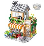 SKY LINE OCEAN Vintage Beach Building Block Set LED Light House Kit Gift on Birthday, Children's Day, or Special Occasion for Boys and Girls 6 Months Structural Warranty with 730+ Pcs