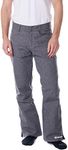 Alpine Swiss Mens Waterproof Ski Snowboarding Pants Insulated Winter Snow Pants Gray Medium