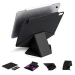 ZORBES® for iPad Air 11 Inch M3/M2 Tablet Case (2025/2024), for iPad Air 5th/4th Gen (2022/2020), Vertical Stand Cover, Multi Stand Angles, Ultra-Stable Case with Pencil Holder, Snap-on Magnetic Case