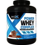 BioX Power Whey Complex | High Protein 100% Pure Whey Protein Powder | 27g Protein | Nitrogen-Rich Three Tiered Powder with Whey Concentrate, Whey Isolate, Hydrolyzed Whey (5LB, Chocolate)