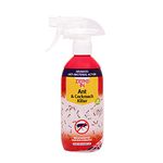 Zero In Anti-Bacterial Ant & Cockroach Killer – 500ml Spray - unique ready-to-use formulation kills crawling insects and the germs they carry, Contact killer for home & garden use