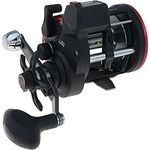 Abu Garcia Alphamar LC Syncro, Fishing Reel, Round Baitcast Reels, Conventional Fishing, Unisex, Black / Red, 20 | Right Hand