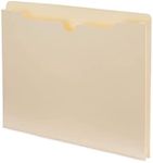 Staples Manila Expanding File Jacket, 1", Letter, 50/Box