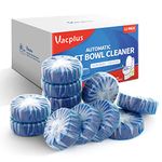 Vacplus Toilet Bowl Cleaners - 12 PACK, Ultra-Clean Toilet Cleaners for Deodorizing & Descaling, Long-Lasting Blue Toilet Bowl Cleaner Tablets with Sustained-Release Technology Against Tough Stains