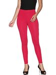 TWIN BIRDS Tailored Cut & Classic Fit Stretchable Rose Syrup Pink Coloured Viscose Elasthane Fabric Ankle Length Leggings for Women - (2XL)