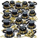 Beistle 88679BKGD100 Showtime Gold Party Favors, 1 Assortment Per Package