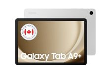Samsung Galaxy Tab A9+ 64 GB Silver - Quad Speakers, Multi-Window Display, Slim Design (CAD Version and Warranty)