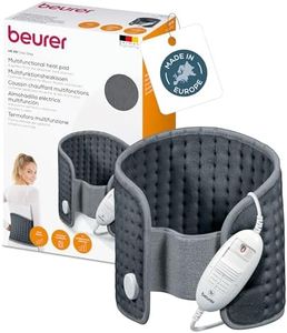 Beurer HK 49 Cosy Heizkissen, zur Anwendung an Bauch und Rücken, mit Gummiband und Klettverschluss, Abschaltautomatik, maschinenwaschbar, Grau