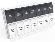 Sukuos Weekly 7 Day Pill Organizer,