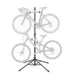 CXWXC Bicycle Stand Floor for 2 Bikes Maximum Load 50 kg / 110 Pound Bicycle Stand Holder Indoor Garage Storage Outdoor