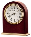 Howard Miller Craven Table Clock 645-401 – Rosewood Hall Finish, Arched-Shaped, Quartz Alarm Movement