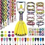 Friendship Bracelet Making kit, Arts and Crafts for Kids Ages 6-12, DIY, Birthday Gifts, Toys for Girls Ages 6 7 8 9 10 11 12 Year Old Kids Travel Activity Set, DIY Bracelet Making Kit