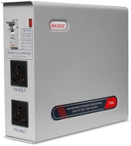 Maxine 2000 Watt 220v to 110v Step Down Voltage Converter for US Appliances Used in India Step Down Transformer for US Device to be Used in India,110v Voltage Converter