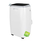 Air Conditioning Centre White Wifi 9000 BTU Cooling Portable Air Conditioner 30m2 Area Compatible with Alexa & Google A Energy Rating Dehumidifier 56dB Quiet 1.5m Hose
