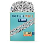 Alphatrail 10-Speed MTB Bike Chain 116 Links incl. Chain Lock I for MTB, Trekking & Road Bikes I for 10, 20 & 30 Speed Derailleurs I Bicycle Chain compatible with Shimano, SRAM, KMC, Derailleurs