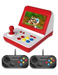 New JXD Classic Nostalgia Big Rocker Retro Mini Arcade Console Dual-core 32GB Build in 9000 Games Arcade neogeo/cp1/cp2/gbc/gb/sens/nes/smd mp3 mp4 (Black)