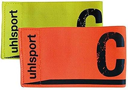 uhlsport 1006750010001, Bracciale Capitano Unisex-Bambini e Ragazzi, Fluo Gelb/Schockred, Taglia Unica