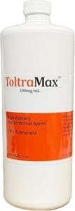 ToltraMax Toltrazuril 10.0% for Horses, Dogs, Cats, 960mL/32.4Ounce, for Non-Food Chain Animals, Alfalfa