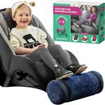 Car Seat Foot Rest for Kids | Car Seat Accessories | Leg Rest for Car Seat Kids | Car Foot Rest ADHD Tools for Kids | Adjusts to Any Carseat Or Toodlers Booster Seat- Navy by SWANOO