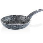 Westinghouse Granite Series Induction Frying Pan 24 cm Frying Pan Coated Pan Grey Granite | Suitable for Electric, Oven-Safe, Free from PFOA, Suitable for Induction, Non-Stick, Dishwasher Safe