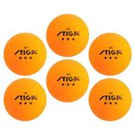 STIGA T1436 Three-Star Balls (Orange)