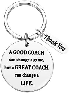 Coach Thank You Gifts for Coaches Keychain for Softball Basketball Football Coach Gifts for Women Men Swim Volleyball Hockey Coach Gift Male Female A Good Coach Keychain