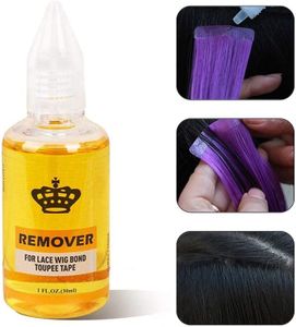 Tape in Extension Remover - Fast Acting Hair Extensions Remover Wig Glue Remover, Tape in Hair Extensions Adhesive Remover, Removes Hair Glue, Wig Tape, Double Sided Extension Tape (one Bottle)