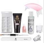 Bolt Bee® Professional Poly Gel Extension Kit with UV Nail Lamp, Builder Gel for DIY Nail Art, All-In-One Set for Manicure