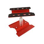 YANXIAO RC Car Work Stand Repair Workstation 360 Degree Rotation Lift Or Lower Tools Aluminum Alloy for 1/8 1/10 1/12 1/16 Scale Cars Trucks Buggies (Red)