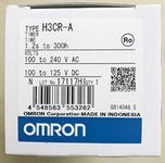 Omron H3CR A8 H3CRA8 100-240VAC 100-125VDC Input Timer
