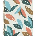 Mead 2023-2024 Academic Planner, Weekly & Monthly, 8 1/2" x 11", Large, Monthly Tabs, Flexible Cover, Palm Leaves (1317P-905A)