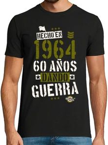 Camisetas Regalo 60 Cumpleaños Hombre - Camiseta 60 Años Hombre - Camiseta 1964 - Camiseta Graciosa Regalo Cumple - Regalos Originales Hombre 60 años - Ideas Para Cumpleaños 60 Aniversario