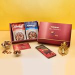 PUREHEART Pure Celebration Premium Diwali Gift Box | Dry Fruits Pack | Corporate Gift Hamper | Nutmix hamper | Chocolate |Card |Diwali Decoration Lord Ganesh Metal Diya | Festive Healthy Snack Gifting