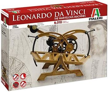 Italeri 3113 Modelo de plástico para Montar, Leonardo da Vinci Rolling Ball Timer/Temporizador de Bola, Kit de Modelo