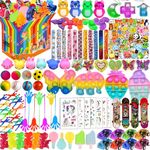 148 Pcs Assortment Toy Party Favors for Kids 4-8-12,Treasure Box Toys for Classroom Prizes Reward,Carnival Prizes,Goodie Bags Stuffers Pinata Fillers,Stocking Stuffers for Boys and Girls