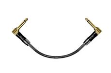 Softline Pro SP PRT 09 Guitar Patch Cable Right Angle 25 cm 1/4 Instrument Cable For Effect Pedals (9 Inch) (Gold Plated Pack of 1)