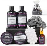 Lavender Bath Spa Gift Set for Men and Couples! Best Spa Set for Him Christmas Gift for Men (8 PC)