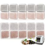 10 Pack Filter Replacement for Catit Litter Boxes Jumbo/Regular/Catit Smartsift Litter Box, Dual Action Air Purifier Pads to Absorb and Fresh Litter Box Odors