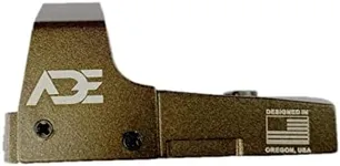 Ade Advanced Optics Huracan Green Dot Micro Sight for Handgun with Doctor Footprint- FDE/TAN Body Color