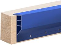 Lunghaa 10-Pack Full Face Dock Bumpers, Blue Heavy-Duty Marine Fender Set, Rub Rail & Piling Protection for Boats/Piers