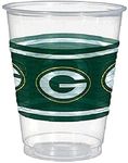 Green Bay Packers Plastic Cups (Pack of 25) - 16 oz. - Perfect for Game Day, Tailgates & Refreshing Drinks