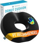 Ergonomic Innovations Donut Cushion for Coccyx Pain & Pressure Relief, Seat Cushions for Office Chair Cushion, Wheelchair, Back Pain, Sciatica, Haemorrhoids, Postpartum Pregnancy by