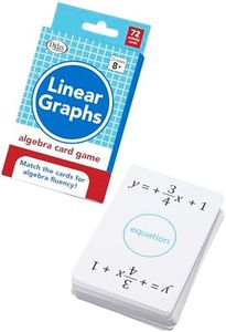 Didax Linear Graphs Algebra Card Game,White