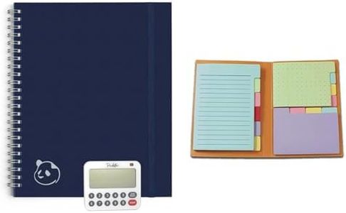 Panda Planner Ultimate 6 Month Productivity Bundle - Spiral Planner with Goal Setting, Monthly, Weekly & Daily Pages and Timer For Increased Focused with Spring Sticky Notes