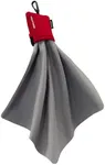 SPUDZ Ultra | Microfiber Cloth Screen Cleaner and Lens Cleaner | Closable Bottom | Red | 10 x 10 Inches