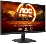 AOC Gaming 27G15N, 27" Full HD Monitor, 180 Hz, Fast VA, 1 ms, Adaptive Sync, HDR10, Low Input Lag (1920 x 1080, HDMI 2.0, DisplayPort 1.4)