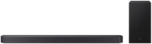 Samsung Sound Bar, Q600F, Dolby Atmos, Wireless, Subwoofer, Surround Sound, 6 Speakers, 3.1.2 Channel, 380 watts, Home Theatre, Dolby DTS, eARC, Bluetooth, AirPlay, Soundbar (HW-Q600F/ZC)